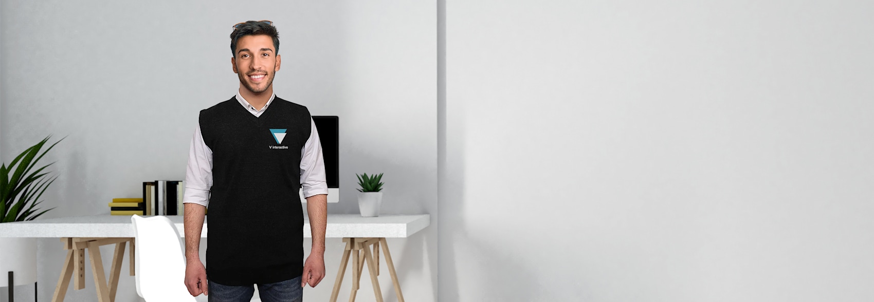 Embroidered Sleeveless Sweaters Vistaprint